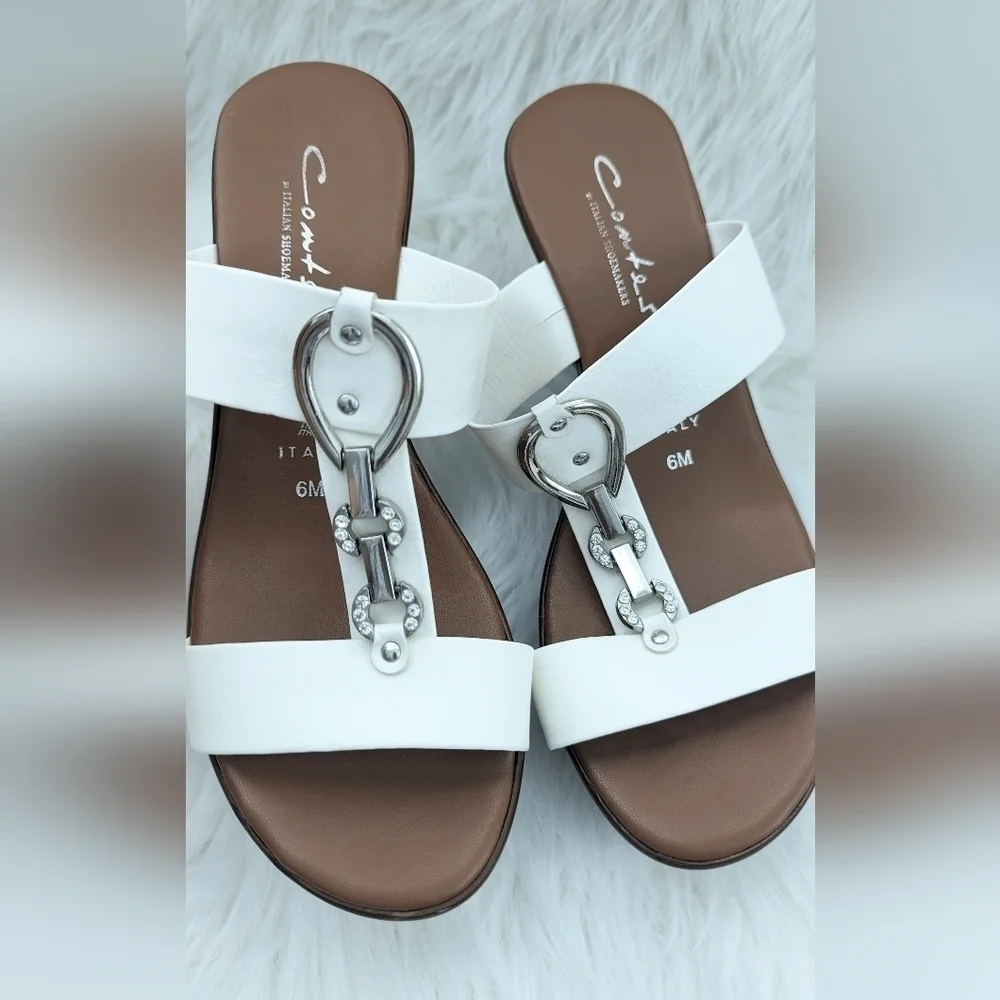 Contessa Wedge Sandals made in Italy Size 6M